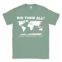 Sage Seven Continents Shirt Classic Tee - FloraArt