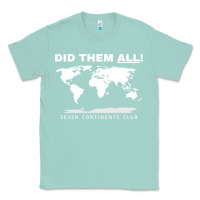 Seafoam Seven Continents Shirt Classic Tee - FloraArt