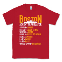 Red wicked smaht boston accent translator bostonians gifts shirt Classic Tee - FloraArt