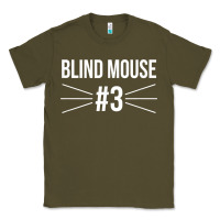Army Green funny group costume three blind mice 3 t shirt Classic Tee - FloraArt