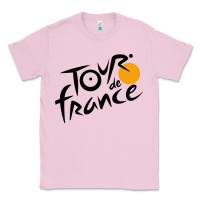 Bubblegum Pink tour de france cycling Classic Tee - ArtMosaic