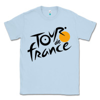 Dusty Blue tour de france cycling Classic Tee - ArtMosaic