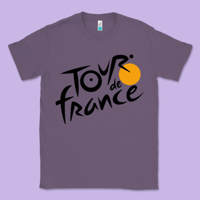 Tour De France Cycling Classic Tee Designed By Artmosaic