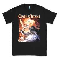 Black Clash of the Titans (Transparent) Classic Tee - ArtMosaic