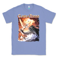 Colony Blue Clash of the Titans (Transparent) Classic Tee - ArtMosaic