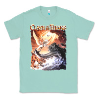 Seafoam Clash of the Titans (Transparent) Classic Tee - ArtMosaic