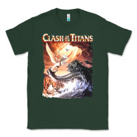 Sports Green Clash of the Titans (Transparent) Classic Tee - ArtMosaic