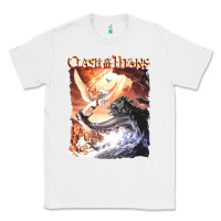 White Clash of the Titans (Transparent) Classic Tee - ArtMosaic
