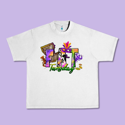 Fat Tuesday Urban Heavy Tee Designed By Cowgirlartshop
