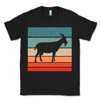 Black goat goats retro style vintage 140 goat lover Classic Tee - ArtMosaic