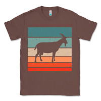 Chestnut goat goats retro style vintage 140 goat lover Classic Tee - ArtMosaic