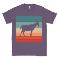 Lavender goat goats retro style vintage 140 goat lover Classic Tee - ArtMosaic