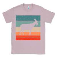Lilac goat goats retro style vintage 140 goat lover Classic Tee - ArtMosaic