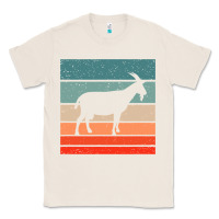 Natural goat goats retro style vintage 140 goat lover Classic Tee - ArtMosaic