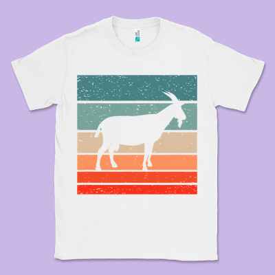 Goat Goats Retro Style Vintage 140 Goat Lover Classic Tee Designed By Artmosaic