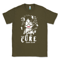Army Green Limited Edition The-Cure-Robert-Smith Classic Tee - ArtMosaic
