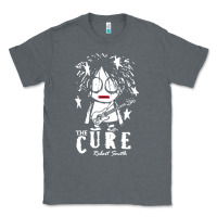 Charcoal Heather Limited Edition The-Cure-Robert-Smith Classic Tee - ArtMosaic