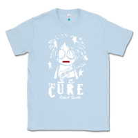 Dusty Blue Limited Edition The-Cure-Robert-Smith Classic Tee - ArtMosaic