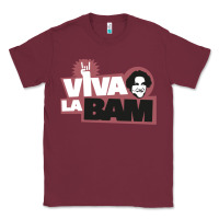 Burgundy viva la bam Classic Tee - ArtMosaic