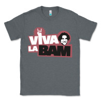 Charcoal Heather viva la bam Classic Tee - ArtMosaic