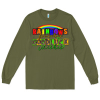 Army Green Rainbows pinches good luck wisher St. Patrick's Long Sleeve Tee - CowGirlArtShop