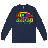 Navy Rainbows pinches good luck wisher St. Patrick's Long Sleeve Tee - CowGirlArtShop
