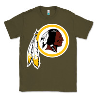 Army Green the indian red skins clasic Classic Tee - ArtMosaic
