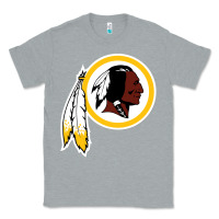 Heather Grey the indian red skins clasic Classic Tee - ArtMosaic