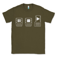 Army Green save manual pedal diagram stick shift car lover t shirt Classic Tee - ArtMosaic