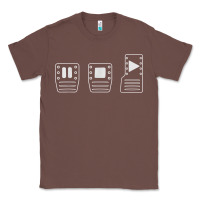 Chestnut save manual pedal diagram stick shift car lover t shirt Classic Tee - ArtMosaic