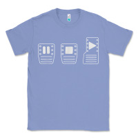 Colony Blue save manual pedal diagram stick shift car lover t shirt Classic Tee - ArtMosaic
