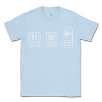 Dusty Blue save manual pedal diagram stick shift car lover t shirt Classic Tee - ArtMosaic