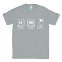 Heather Grey save manual pedal diagram stick shift car lover t shirt Classic Tee - ArtMosaic