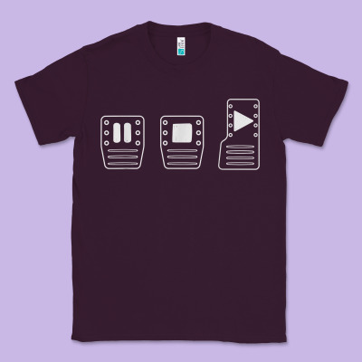 Save Manual Pedal Diagram Stick Shift Car Lover T Shirt Classic Tee Designed By Artmosaic