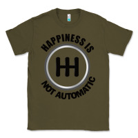 Army Green Happiness is Not Automatic..Save the manuals.. 3 Pedals Cars Lovers gi Classic Tee - ArtMosaic
