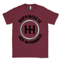 Burgundy Happiness is Not Automatic..Save the manuals.. 3 Pedals Cars Lovers gi Classic Tee - ArtMosaic