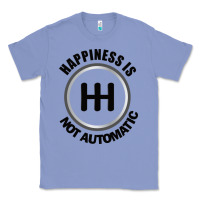 Colony Blue Happiness is Not Automatic..Save the manuals.. 3 Pedals Cars Lovers gi Classic Tee - ArtMosaic