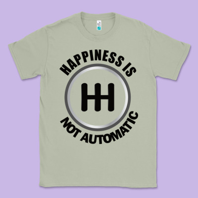 Happiness Is Not Automatic..save The Manuals.. 3 Pedals Cars Lovers Gi Classic Tee Designed By Artmosaic