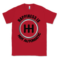 Red Happiness is Not Automatic..Save the manuals.. 3 Pedals Cars Lovers gi Classic Tee - ArtMosaic