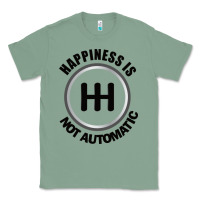 Sage Happiness is Not Automatic..Save the manuals.. 3 Pedals Cars Lovers gi Classic Tee - ArtMosaic