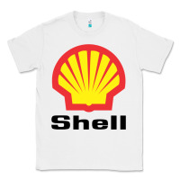 White Copy of shell gasoline Classic Tee - ArtMosaic