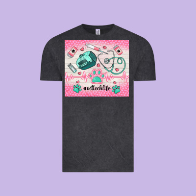 #vettechlife Vintage Tee Designed By Tumblerdesignbyshophia