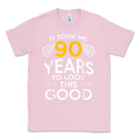 Bubblegum Pink 90th Birthday Gift Took Me 90 Years 90 Year Old Classic Tee - trangStudio