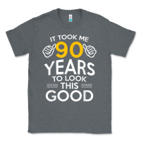 Charcoal Heather 90th Birthday Gift Took Me 90 Years 90 Year Old Classic Tee - trangStudio