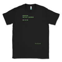 Black The Matrix Everything Has A Beginning Green Font Classic Tee - ArtMosaic