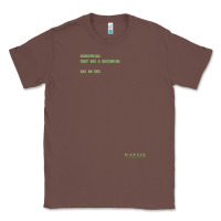 Chestnut The Matrix Everything Has A Beginning Green Font Classic Tee - ArtMosaic