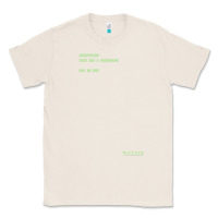 Natural The Matrix Everything Has A Beginning Green Font Classic Tee - ArtMosaic