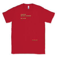 Red The Matrix Everything Has A Beginning Green Font Classic Tee - ArtMosaic