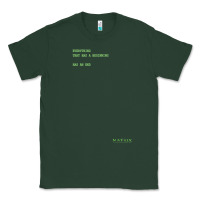 Sports Green The Matrix Everything Has A Beginning Green Font Classic Tee - ArtMosaic
