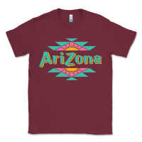 Burgundy arizona tea Classic Tee - ArtMosaic